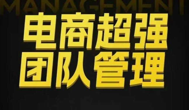 电商超强团队管理,组织绩效,到用人执行,分权合伙-资源社·项目库