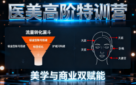 0-1000万医美高阶特训营课程-资源社·项目库