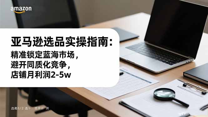 亚马逊选品实操指南：精准锁定蓝海市场，避开同质化竞争，店铺月利润2-5w-资源社·项目库