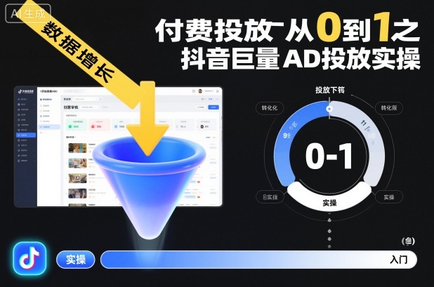 ​​‌‬‌‍⁤⁣​​⁤⁢​⁤​‍‬‬​⁤⁣‍‬⁤​⁡​⁣⁡‌‍​⁤⁣‍⁣​‌⁢⁢⁡‍⁣⁡​付费投放从0到1之抖音巨量AD投放实操-资源社·项目库